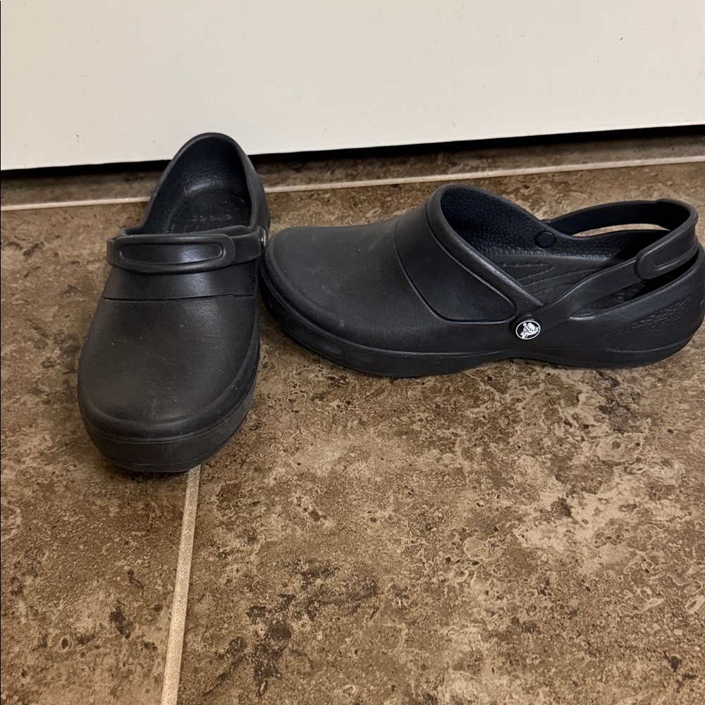 CROCS Men's Black Slip-On Loafers